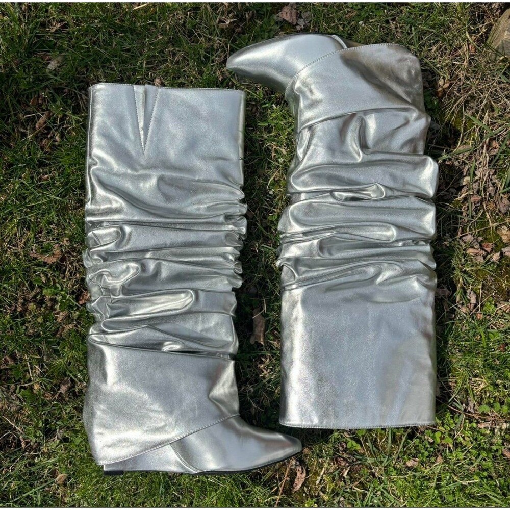 Unbranded Women's Silver Boots